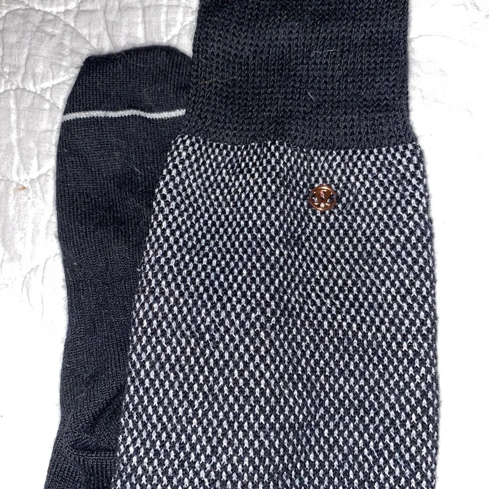 Lululemon Athletica Gray and Black Performance Socks - Picture 3 of 3